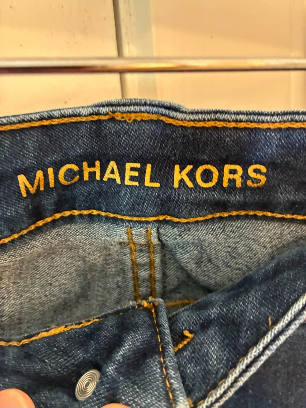 Michael Kors Dark Wash Blue Jean Stretch Jeggings